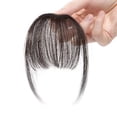 thumbnail image 5 of MY-LADY Clip in Air Bangs 100% Remy Human Hair Extension French Bang Natural Full Front Neat Bangs Straight Fringe Bang One Piece Hairpiece, 5 of 8