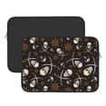 thumbnail image 2 of Pofeuu Pirate Skulls Print Laptop Carrying Case,13-15-Inch Laptop and Tablet, Sleek Design, Durable and Water-Repellent Fabric, Business Casual or School-13 inch, 2 of 8
