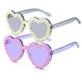 thumbnail image 1 of 3 uds gafas de sol en forma de corazón gafas de sol sin bordes en forma de corazón Día de San Valentín fiesta de verano para chica, 1 of 6