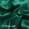 thumbnail image 2 of Super Soft Brushed Microfiber Pillowcase Set of 2 Pack, Machine Washable Pillow Cases with Envelope Closure, California King, 20 x 40 inches, Dark Green, 2 of 6