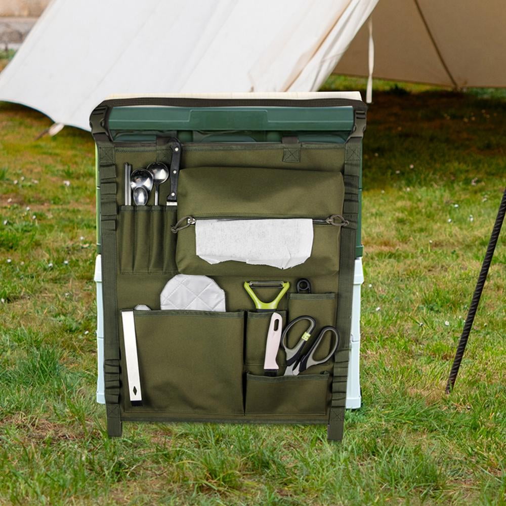 IDOOGEN Multipurpose Organizer Camping Kitchen Tool Bag, Organizer Kitchen  Tool Case - Black