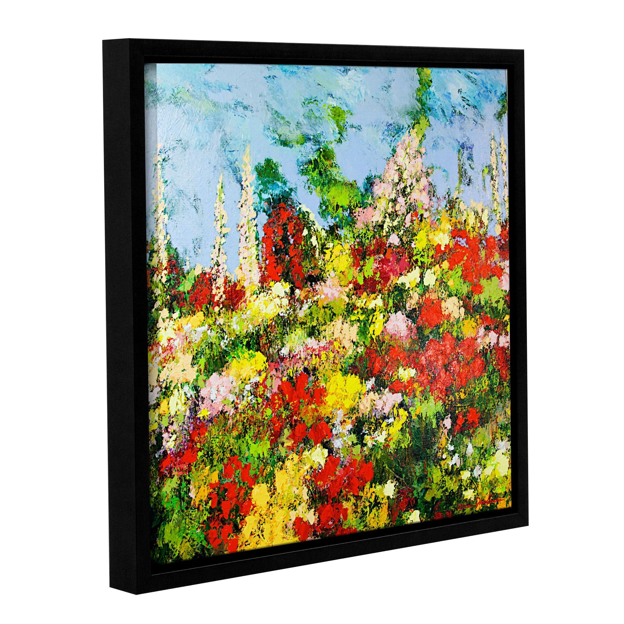 ArtWall Allan Friedlander "Overgrown" Gallery-wrapped Floater-framed Canvas