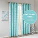 thumbnail image 5 of Madison Park Delray - Par de Almohadas cuadradas con Estampado de Diamantes, Panel de Ventana, Aguamarina/Plateado, 50x63, 1, 5 of 17