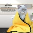 thumbnail image 5 of Premium Absorbent Pet Bath Towel Fast Drying Plush Coral Fleece for Dogs Cats Grooming Shower Drying, 5 of 12