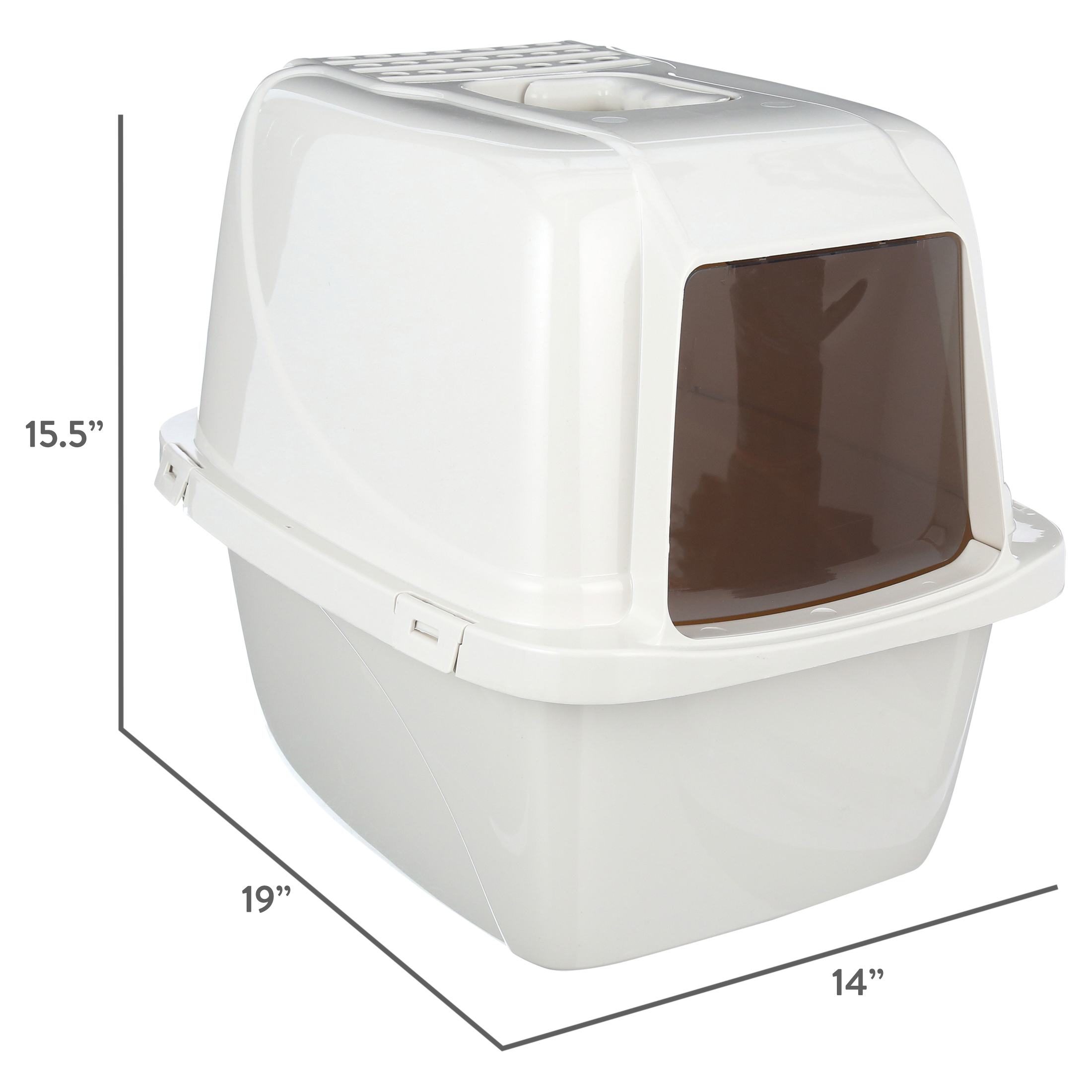 Van Ness Plastics Enclosed Cat Litter Box, Large photo 7