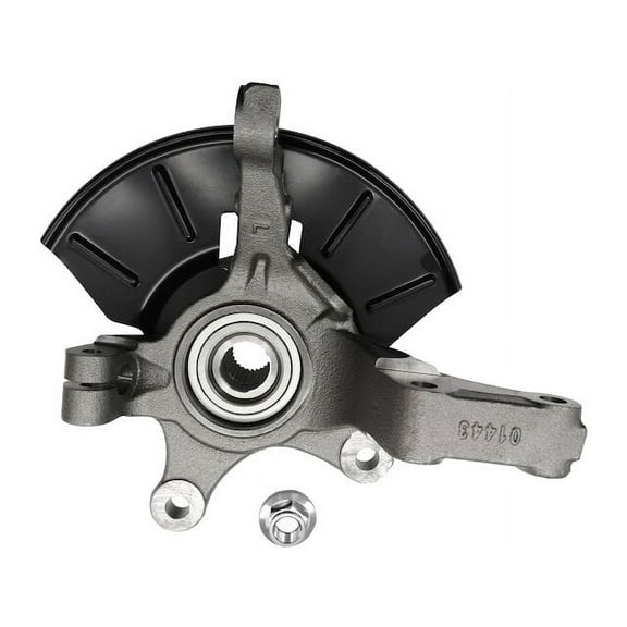 Front Left Driver Side Suspension Knuckle and Wheel Hub Bearing Kit - Compatible with 2001 - 2004 Ford Escape 2002 2003