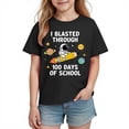 thumbnail image 1 of Camiseta de Manga Corta Linda para Niños Niñas Impresión Gráfica Tee de la Escuela de la Temporada, Camisetas de Manga Corta de las Niñas Ropa de Juego Suave, 1 of 9