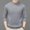Gray, variant on Men's Knit Sweater Casual Comfy Long Sleeve Stand Collar Tops Solid Pullover Sweaters Fall Winter Thickened Thermal Warm Sweaters Multicolor XXL