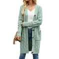 thumbnail image 3 of SUNSIOM Cardigan Ouvert d'Automne pour Femmes Pull à Manches Longues avec Poches, 3 of 10