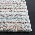 thumbnail image 3 of SAFAVIEH Berber Dayna Abstract Shag Area Rug, 9' x 12', Blue Rust/Ivory, 3 of 8