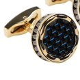 thumbnail image 3 of Gemelos Salvador para hombre dorado, 3 of 4