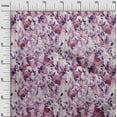 thumbnail image 3 of oneOone Cotton Poplin Dark Magenta Fabric Floral Texture Dress Material Fabric Print Fabric By The Yard 42 Inch Wide, 3 of 4