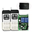 thumbnail image 2 of 433MHZ Interruptor de telemando Inalámbrico DC 12-48V 2CH Receptor de Y Transmisor de RF para de cochera, Automóviles 3 botones DYNWAVEMX Interruptor de control remoto inalámbrico, 2 of 6
