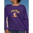 thumbnail image 2 of Jumping Corgi Love For All Sweatshirt Women -Smartprints Designs, Female 3X-Large, 2 of 4