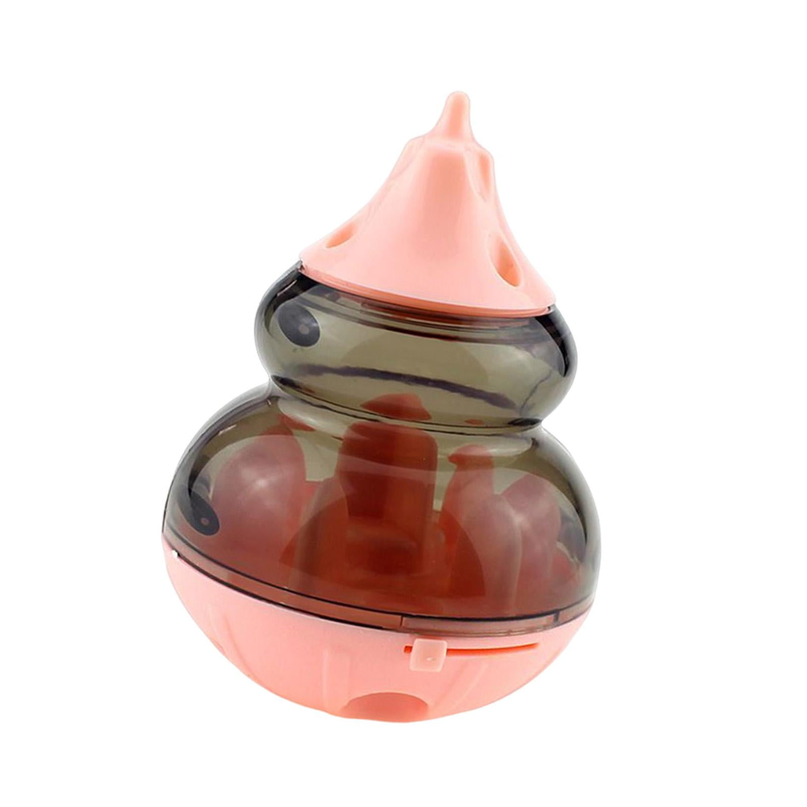 Dog Tumbler Leaking Food Toy Dog Puzzle Toy Feeder Toys for Fun Feeding Pets Pink