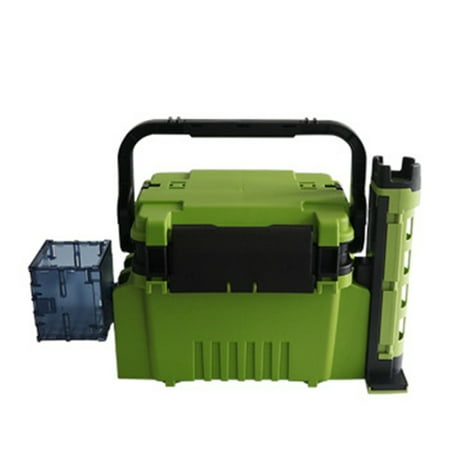 Aurgiarme Multilayer Large Capacity Fishing Tackle Box Multifunctional Fishing Accessories Storage Box Portable Fishing Baits Case