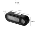 thumbnail image 4 of Sidaley Pantalla LCD Reloj Termómetro Coche Auto Digital LED Reloj de tiempo electrónico con retroiluminación Suministros para vehículos Kits de molduras para tableros de automóviles, 4 of 6