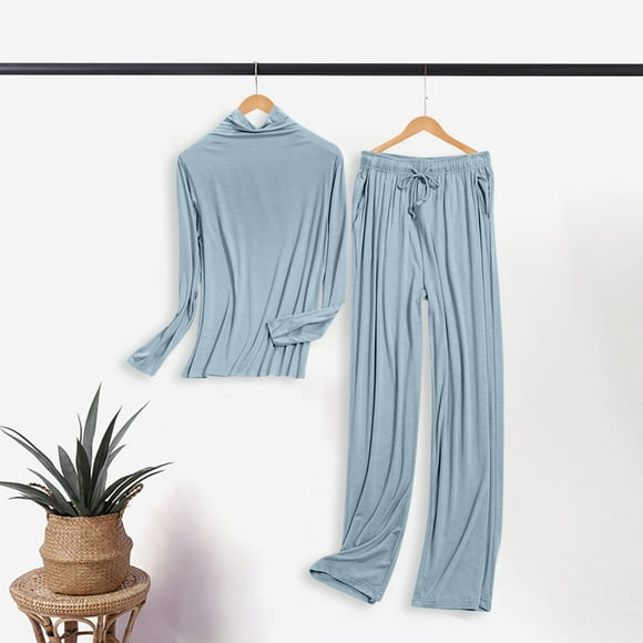 siminseming Christmas Women Pajama Sets Round Neck Cotton Long Set Women's Thermal Underwear Thin Cotton Sweater Line Clothing Autumn And Winter Clothing Shoes & Accessories