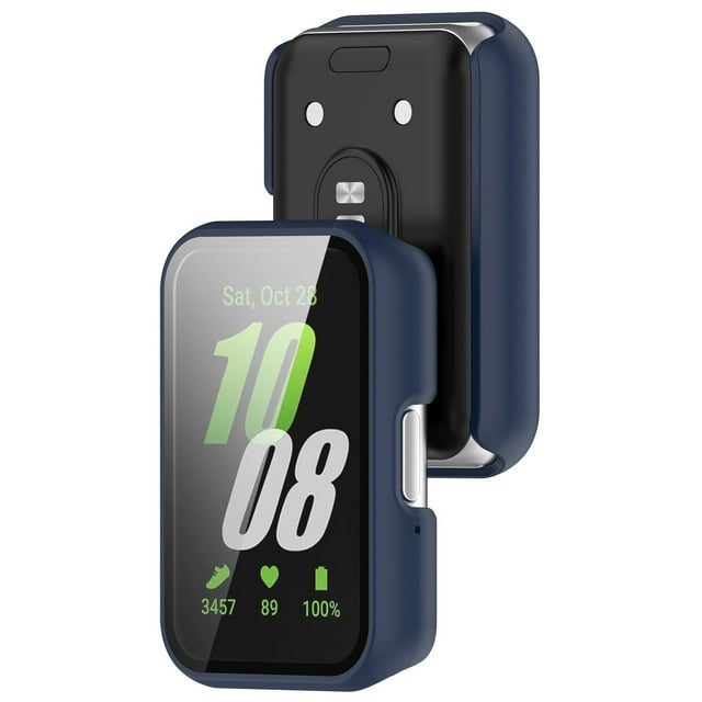 LPSSTORE Integrated PC & Tempered Glass Case Compatible with Smartwatch Bands Durable Cover for Electronic Wearables