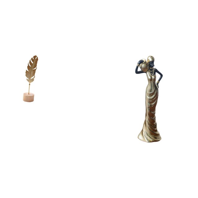 Escultura de hoja de metal, estatua de hoja africana, estatua de dama tribal, figura de escritorio, hierro, resina, madera, decoración artística, adec