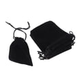 UPOUART 30Pcs Black Velvet Drawstring Bags for Candy Storage Luxury ...