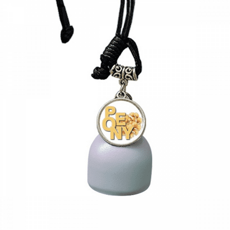 

Peony Rich Good Art Deco Fashion Wind Chimes Bell Car Pendant