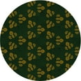 thumbnail image 1 of Ahgly Company Machine Washable Indoor Round Transitional Night Black Area Rugs, 3' Round, 1 of 7