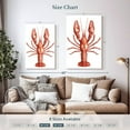 thumbnail image 4 of Elephant Stock Vintage Crawfish Wall Art - Vertical Canvas Wall Art - Kitchen Wall Decor - Animal Canvas - White And Red Decor - 20" x 30", 4 of 8