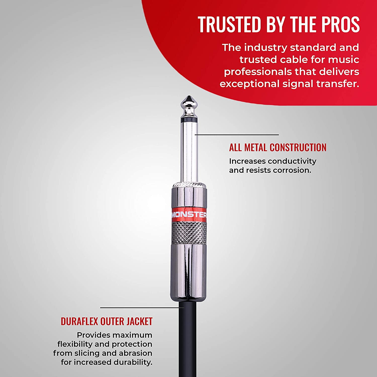 Monster Cable Prolink Monster Classic Speaker Cable 6 ft. Black