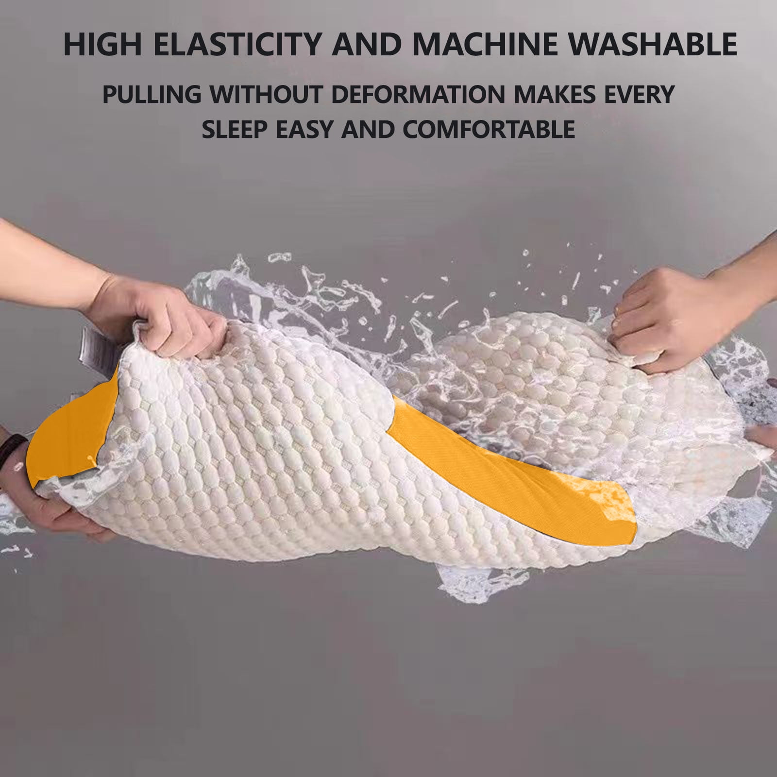 PALIFEUR Pillow for Neck Pain Relief, Soft And Non Collapsing Pillows, Protects Cervical Neck Pillow, Ergonomic Pillow, Side Sleeper Pillow for Bed Sofa