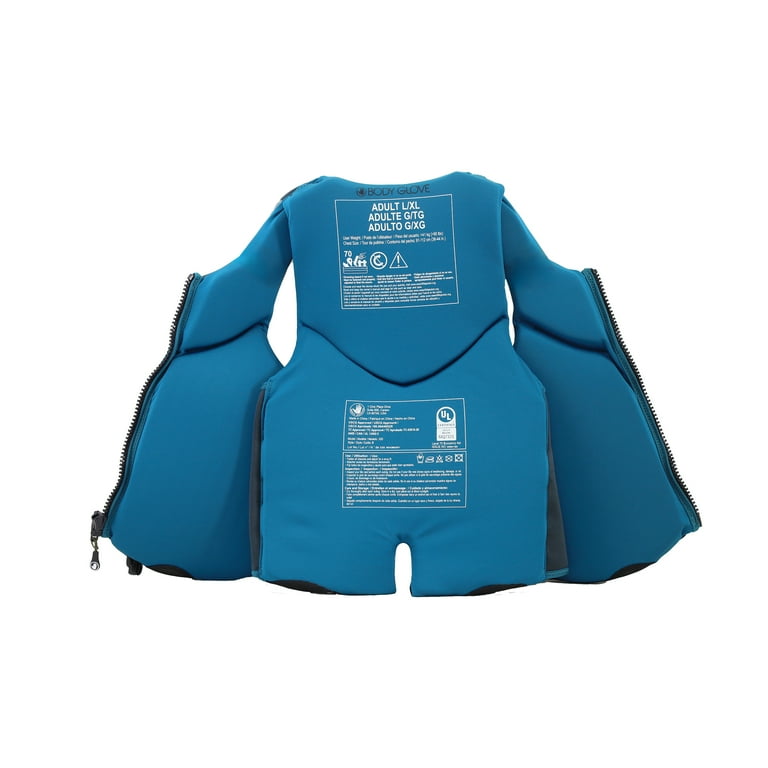 2 pack) Body Glove Men's Adult Neoprene PFD Life Jacket and Vest