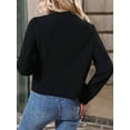 thumbnail image 5 of Women's Casual Cardigan Cropped Long Sleeve Shrug Thin Open Front Jacket, 5 of 7