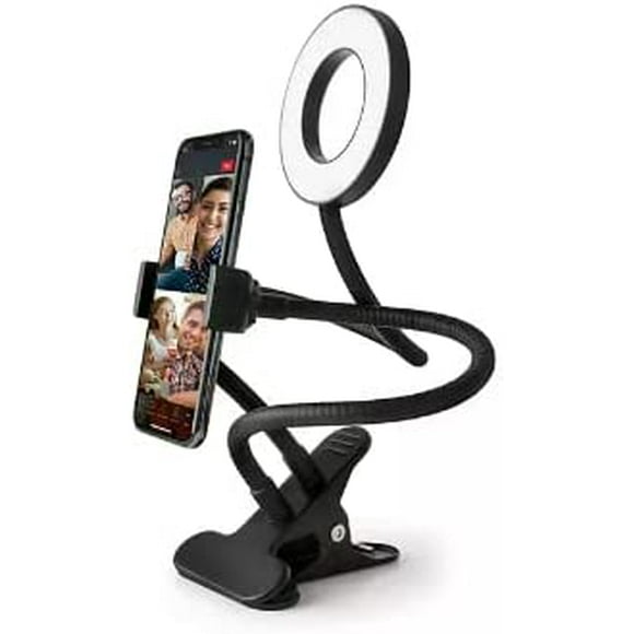 Smart Gear Live Stream Set, Black with Ring Light Video Photography
