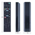 thumbnail image 3 of New RM-YD073 Replacement Remote Control For Bravia TV KDL-46HX750 KDL-55HX750 KDL-55HX751 KDL46HX753BU KDL-46HX751 KDL-46HX750, 3 of 4
