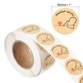 thumbnail image 2 of Uxcell 1 Inch Baked with Love Stickers 500 Pieces Labels 1 Roll, 2 of 4