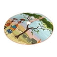 thumbnail image 2 of Kll African Women In Mountain Landscape Christmas Tree Skirt 36",Party Decorations Farmhouse For Christmas Decorations Holiday Party, 2 of 8