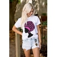 thumbnail image 4 of Breast Cancer Awareness Black Girl Women's Graphic T Shirt Tees Brisco Brands S, 4 of 5