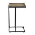 thumbnail image 4 of COZAYH Farmhouse C Table End Table, Distressed Beaded Edge Tray Top Side Table, 4 of 6