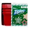 Ziploc Holiday Large Rec Green 2ct