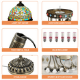 thumbnail image 5 of Turkish Mosaic Floor Lamp with Upgraded Top Shade, Metal Base and 5 Colorful Globes 56 Inch, Multicolor - Perfect for Home Decor and Lighting, 5 of 8