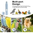 thumbnail image 6 of Bird Nail Grinder, Bird Beak Grinder, Silenced Bird Nail File with LED Lamp, Bird Health Supplies Suitable for Budgerigars, Parakeets, Conure, Parakeets, Crested Myna, Lovebirds, Finches, 6 of 7