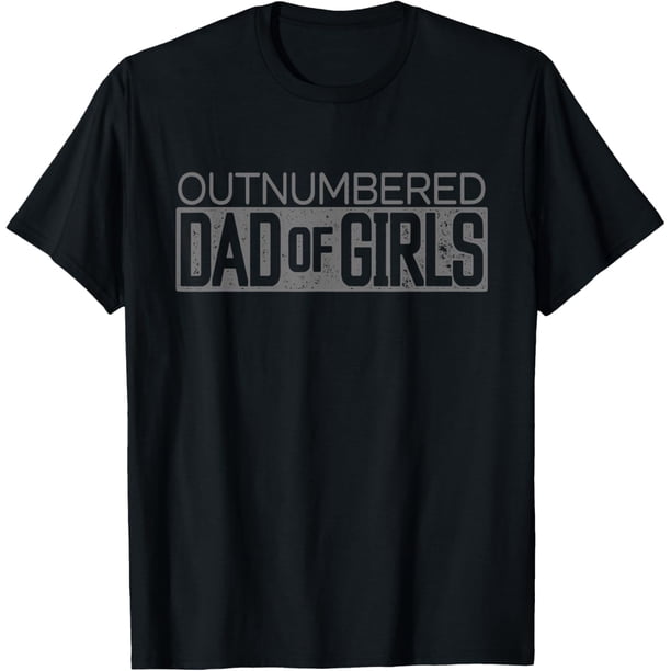Camiseta de papá de niñas para papás con niñas