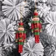thumbnail image 3 of 2 piezas de adornos para árboles de Navidad, bolas de plástico para Navidad, adornos rojos, pequeños colgantes para árbol, decoración para fiestas de Navidad para el hogar, 3 of 5