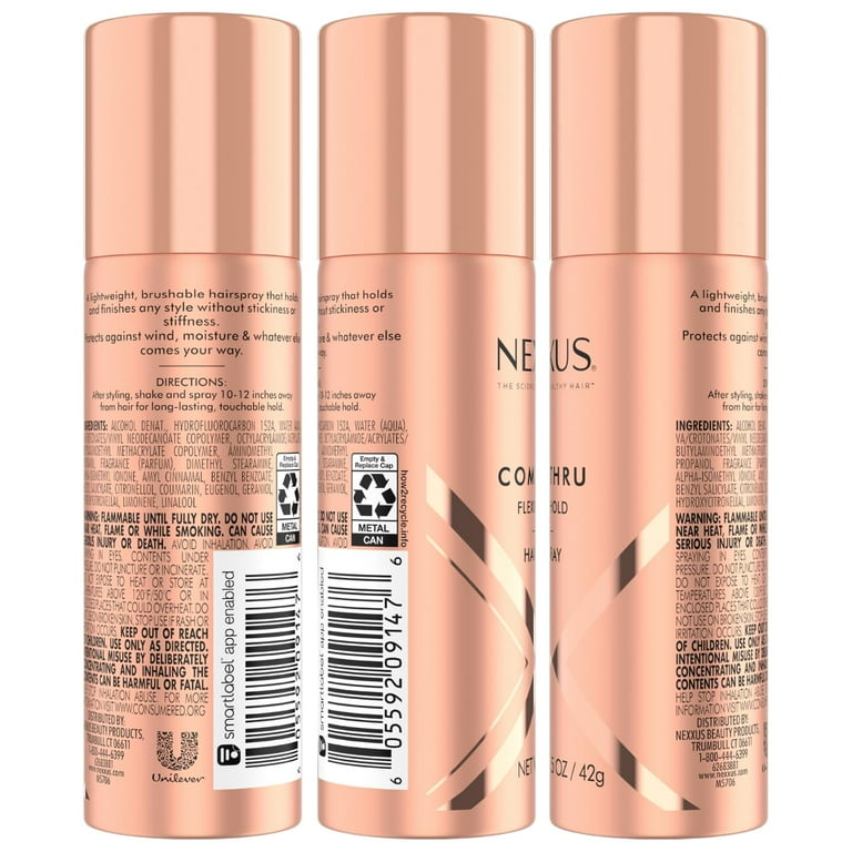Nexxus Travel Hairspray, Flexible Hold, Anti-Humidity Shield