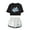 BlackWhite, variant on Freya Skye Silent Treatment Merch Short Sleeve Crop Top Shorts Two Piece Set Women's Top Sets
