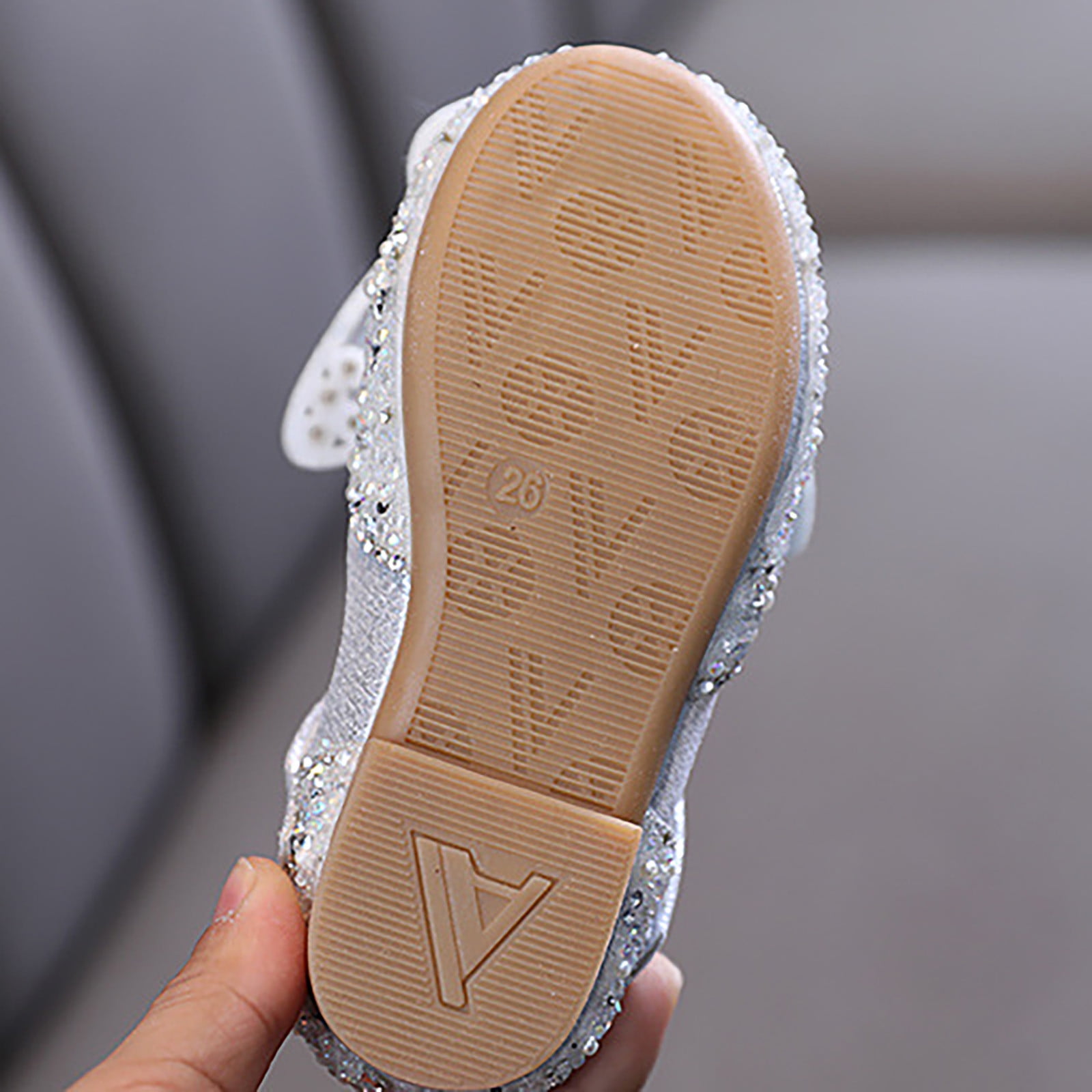 Little Kid Girls Shoes Flip Sequin Boots Girls Fashion Spring and Summer Children Dance Shoes Girls Dress Performance Princess Shoes Rhinestone Female