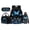Blue Butterfly, variant on Pink Space Horse School Backpack Set for Boys 6-12 Breathable Daypack with Matching Lunch Bag Water Bottle Holder and Pencil Bag for Back to School