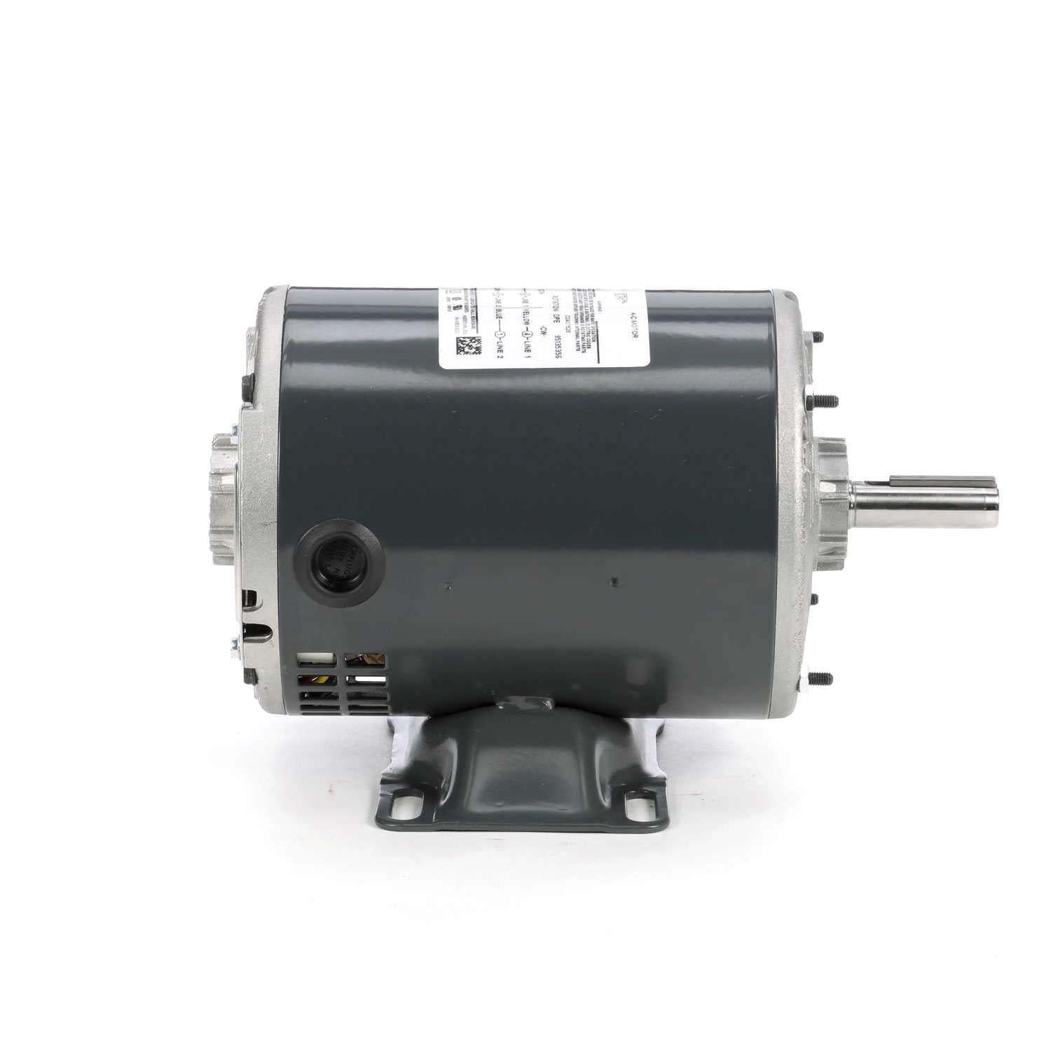 Marathon S022 56 Frame Open Drip Proof 56S17D2046 General Purpose Motor, 1/2 hp, 1800 rpm, 115 VAC, 1 Split Phase, 1 Speed, Ball Bearing, Rigid Base