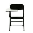 thumbnail image 3 of Hampden Furnishings Bernadine Collection Metal Folding Chair with Tablet Arm, Pack of 2, 3 of 4