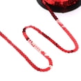 thumbnail image 4 of M Buder Rollo de Lentejuelas 100 Yardas (91.44 m) 6mm Accesorio Decorativo Rojo para Manualidades Costura Disfraces y Proyectos Creativos de Ropa, 4 of 9